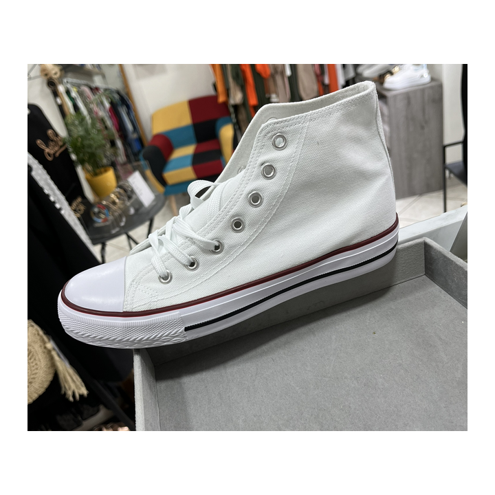 Basket montante blanche