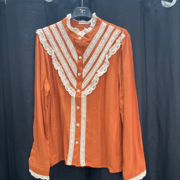 Chemise broderie macrame